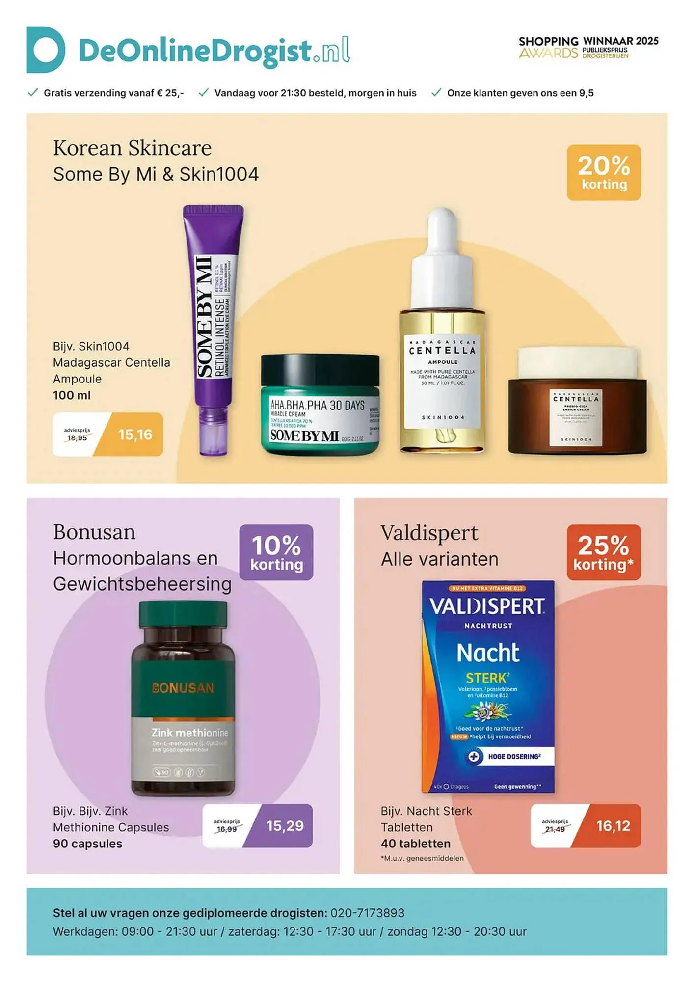 De Online Drogist folder van 1 april tot 18 april 2026 - Folder pagina 1