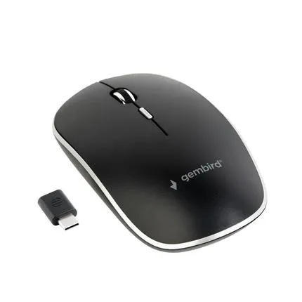 Gembird Draadloze Optische muis 2.4GHz - USB-C dongle