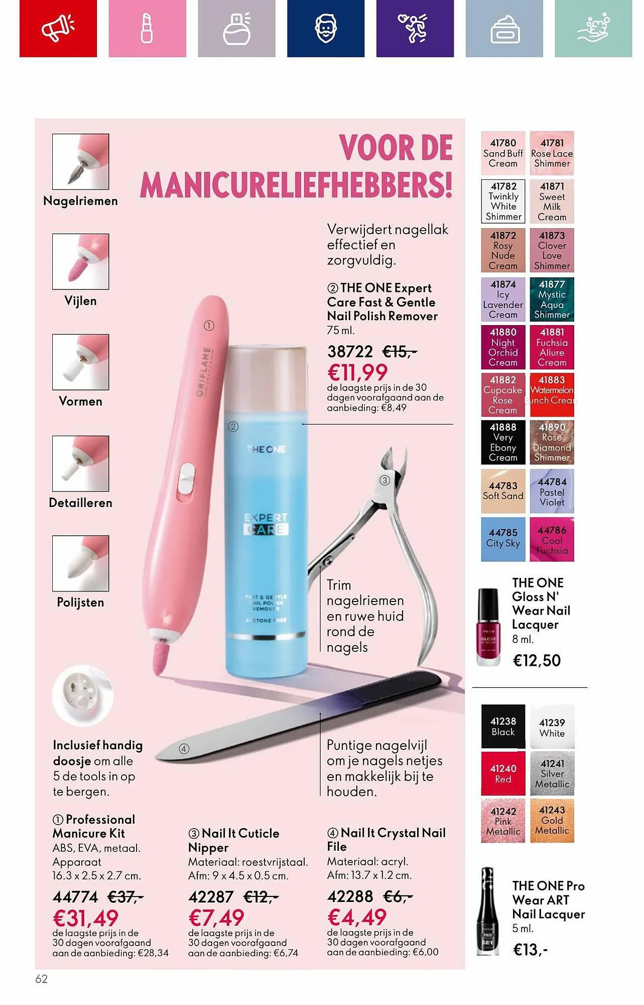 Oriflame folder van 12 september tot 3 oktober 2023 - Folder pagina 62