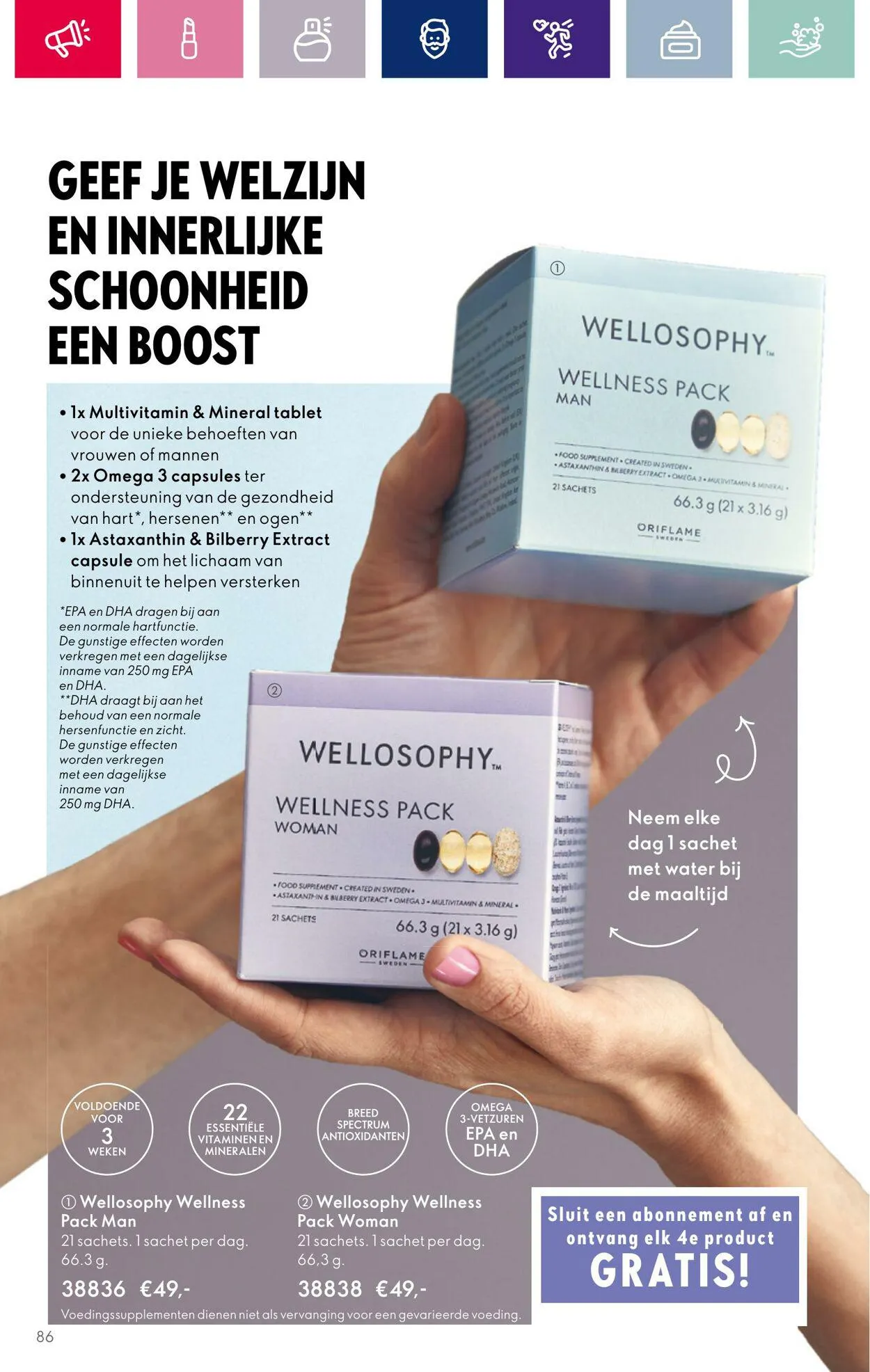 Oriflame Actuele folder van 29 november tot 19 december 2023 - Folder pagina 86