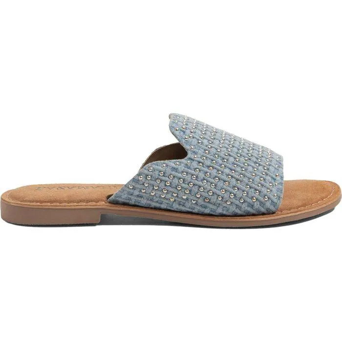 Alma slippers dames denim