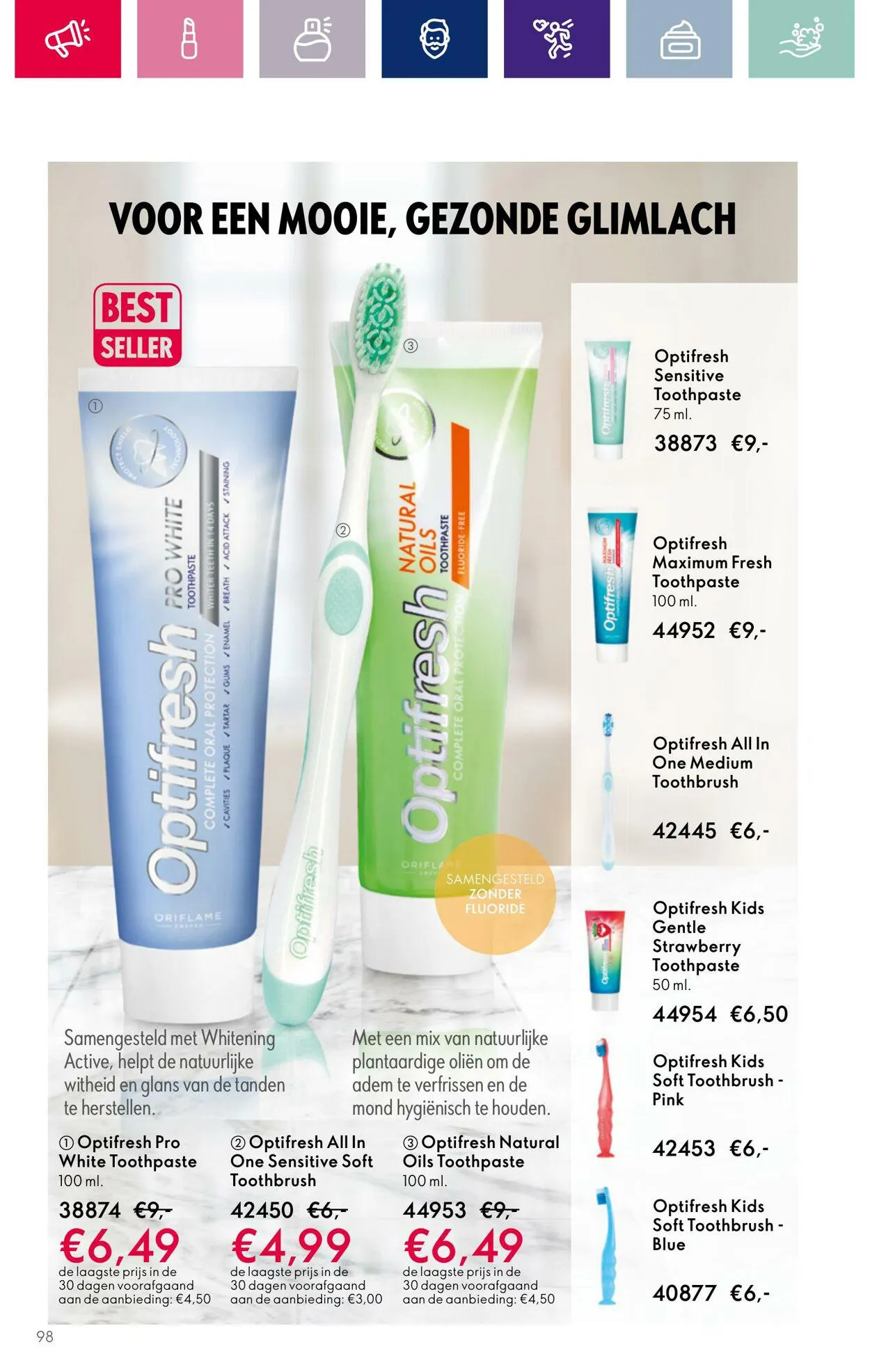 Oriflame Actuele folder van 29 november tot 19 december 2023 - Folder pagina 98