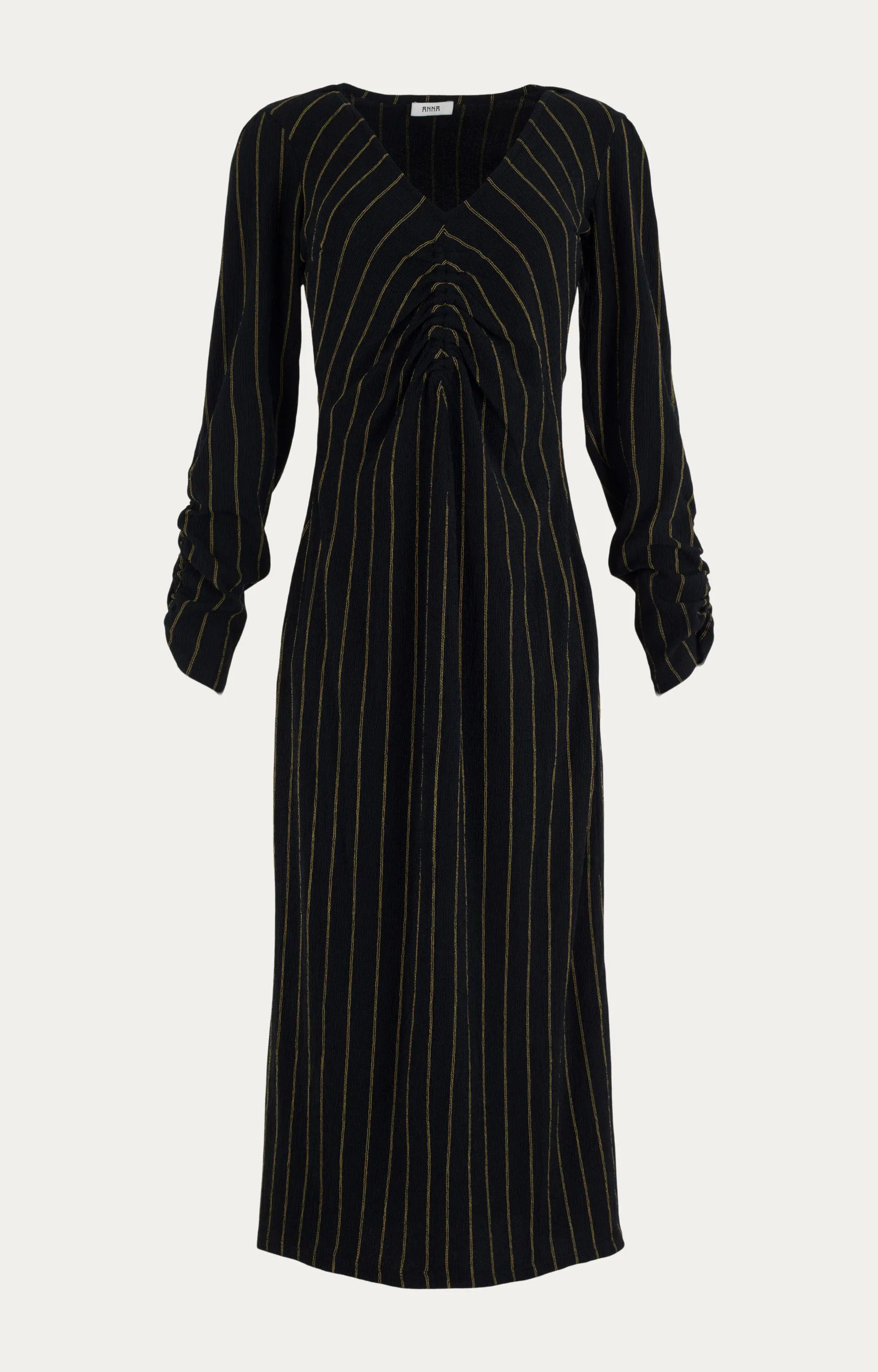 Anna Dames Jurk met streepdessin