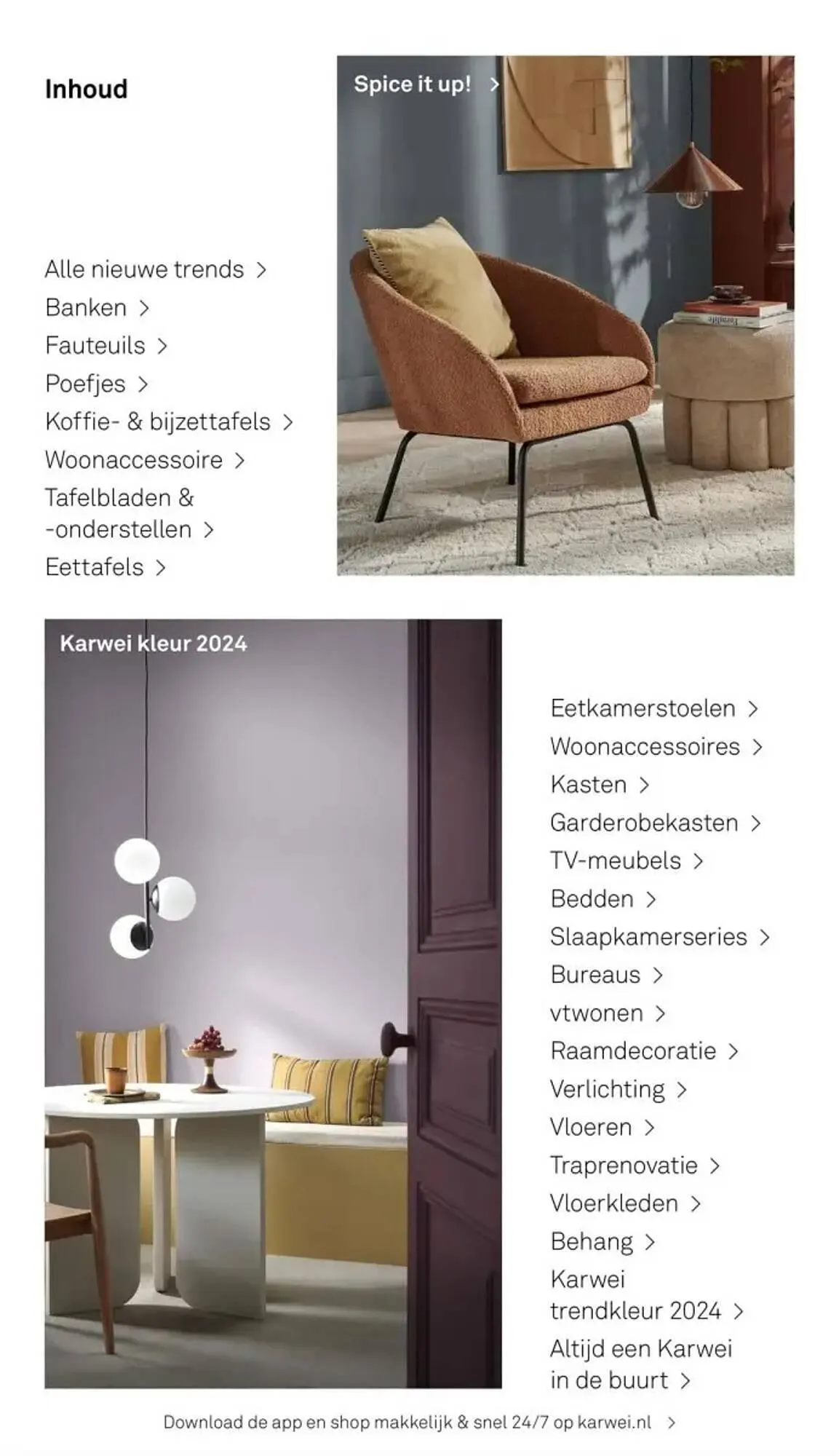 Karwei Woon Magazine 23/24 van 18 september tot 30 juni 2024 - Folder pagina 3