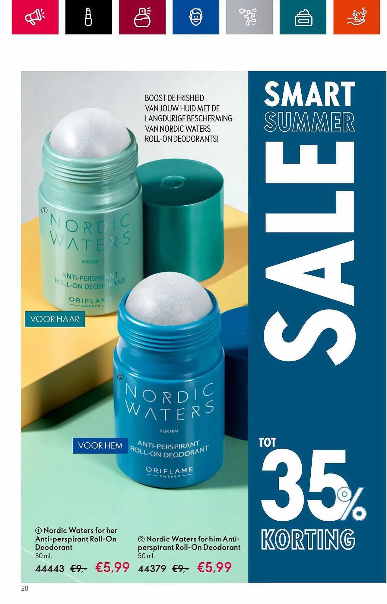 Oriflame folder van 18 juli tot 1 augustus 2023 - Folder pagina 28