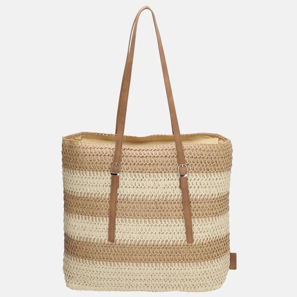 PE Florence shopper riet beige