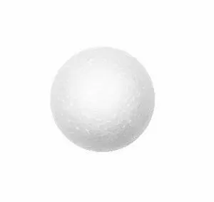 Piepschuim bal - 6 cm