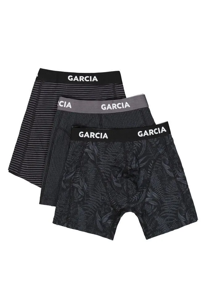 garcia 3 pack boxershorts met print