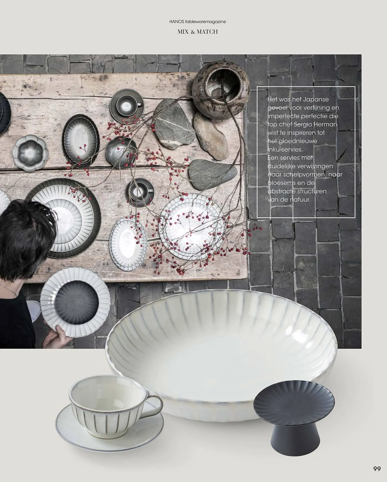 HANOS Tableware Magazine 2023-2024 van 1 januari tot 30 april 2024 - Folder pagina 99