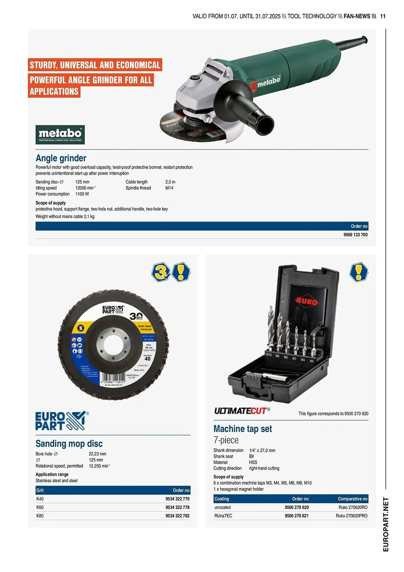 Europart folder van 1 juli tot 31 juli 2025 - Folder pagina 11
