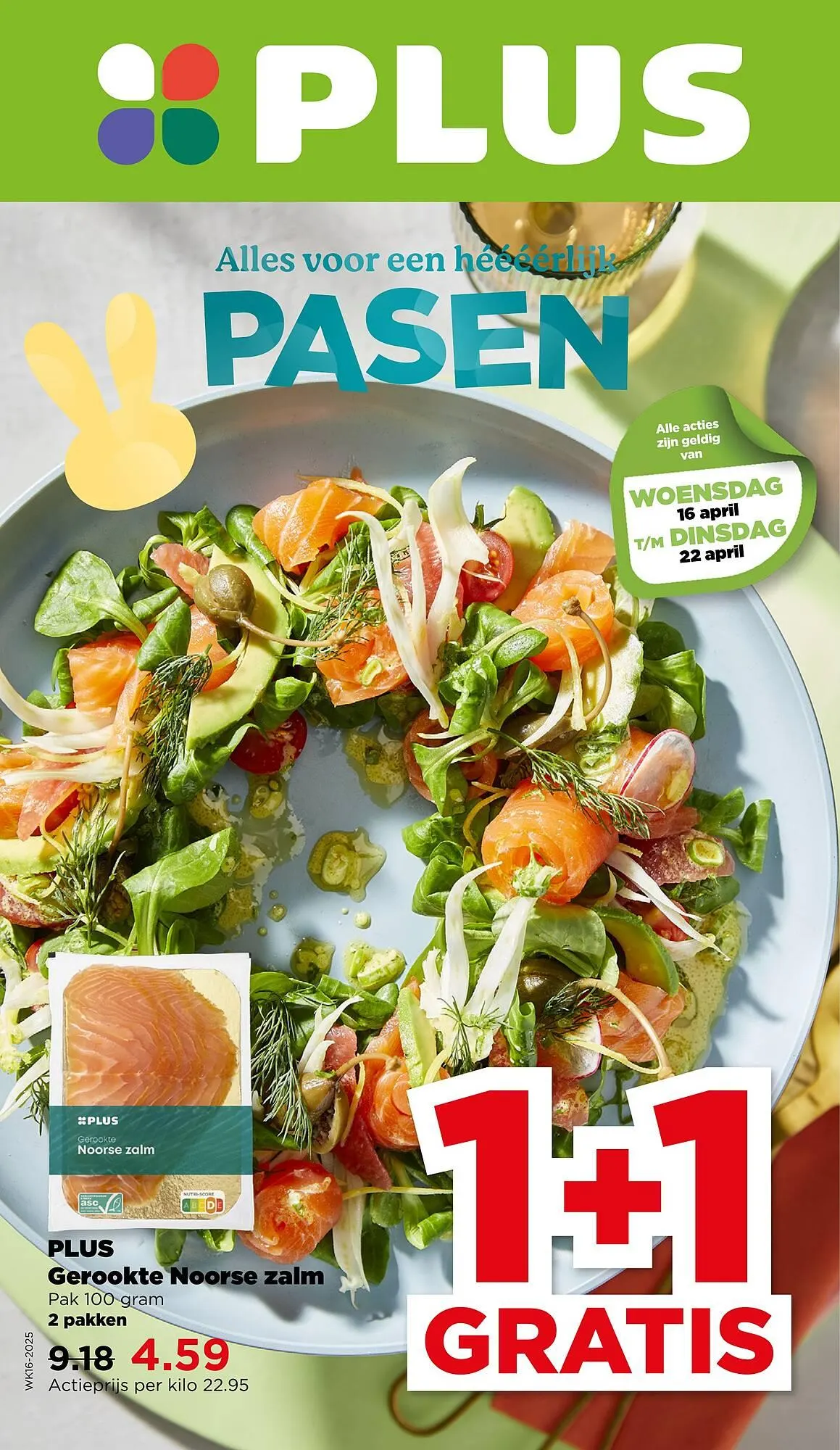 PLUS folder van 16 april tot 22 april 2025 - Folder pagina 1