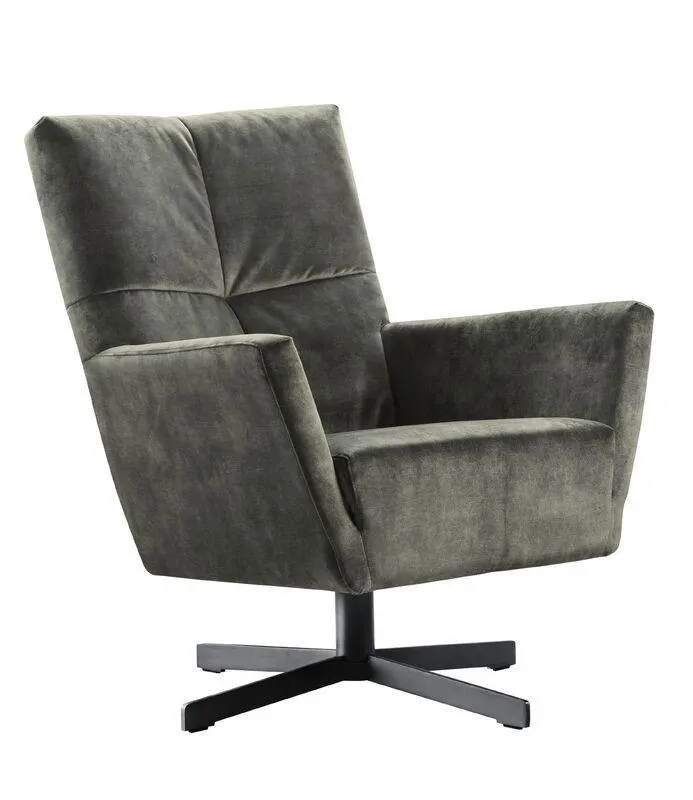 Fauteuil Benia groen velvet