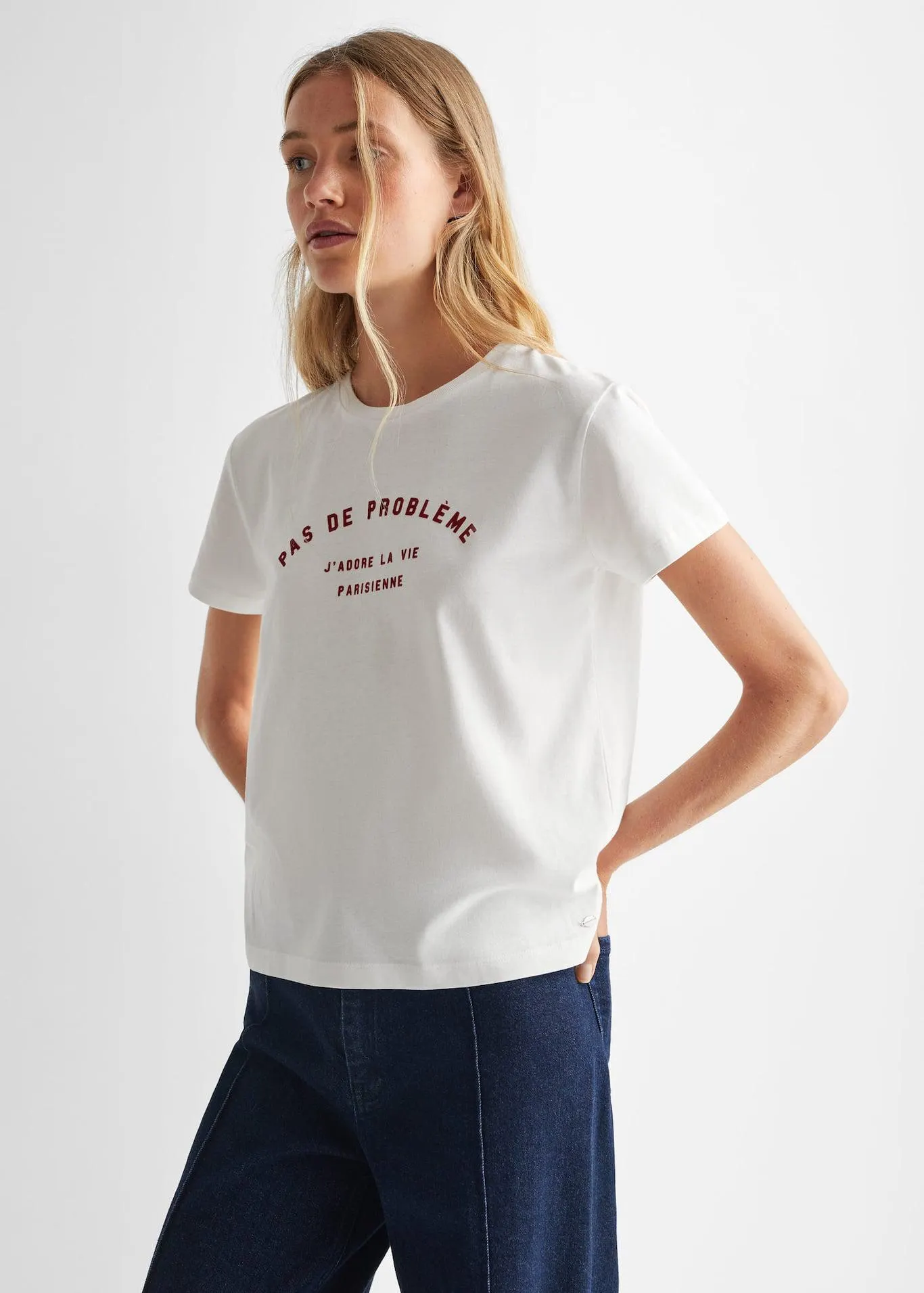 T-shirt met boodschap