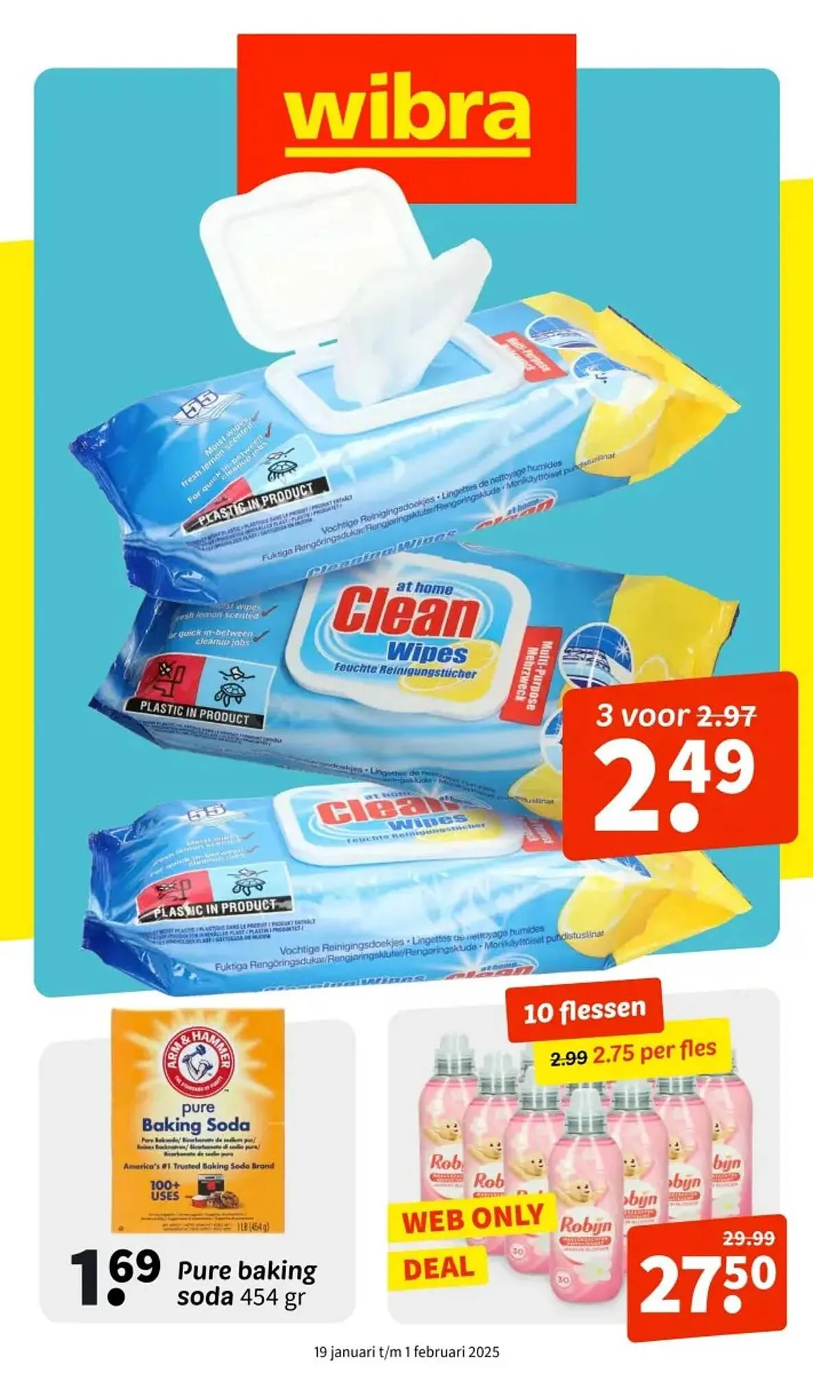 Wibra folder van 19 januari tot 1 februari 2026 - Folder pagina 1