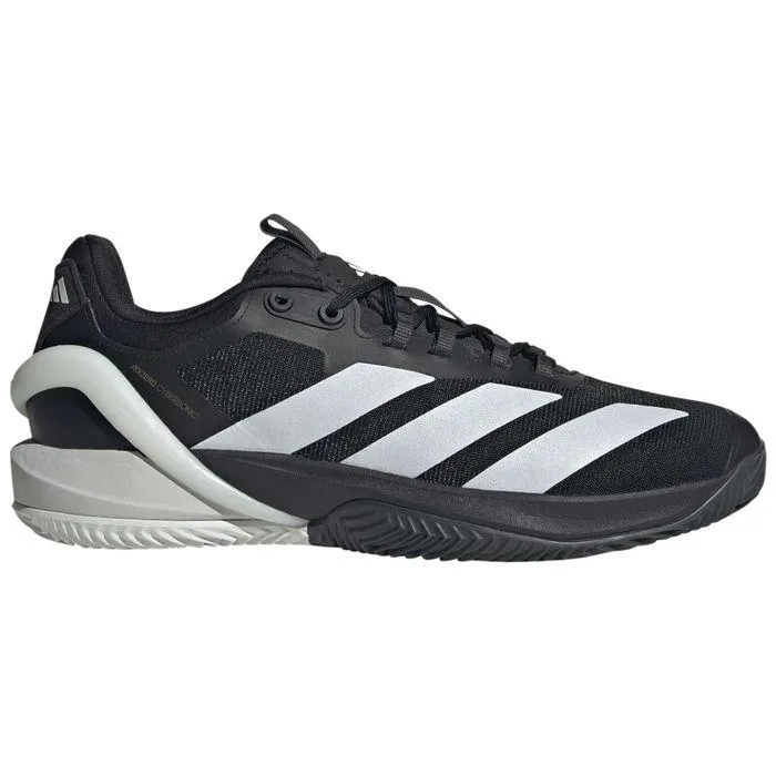 Adidas Adizero Cybersonic 2 Clay tennisschoenen heren core black zero metalic carbon