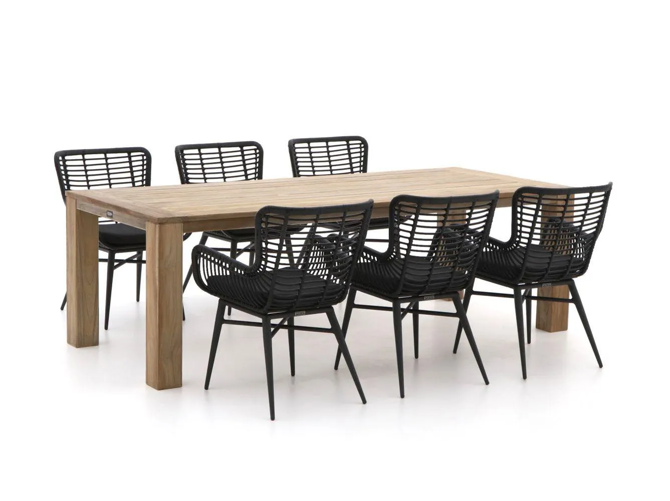 Intenso Asti/ROUGH-X 240cm dining tuinset 7-delig