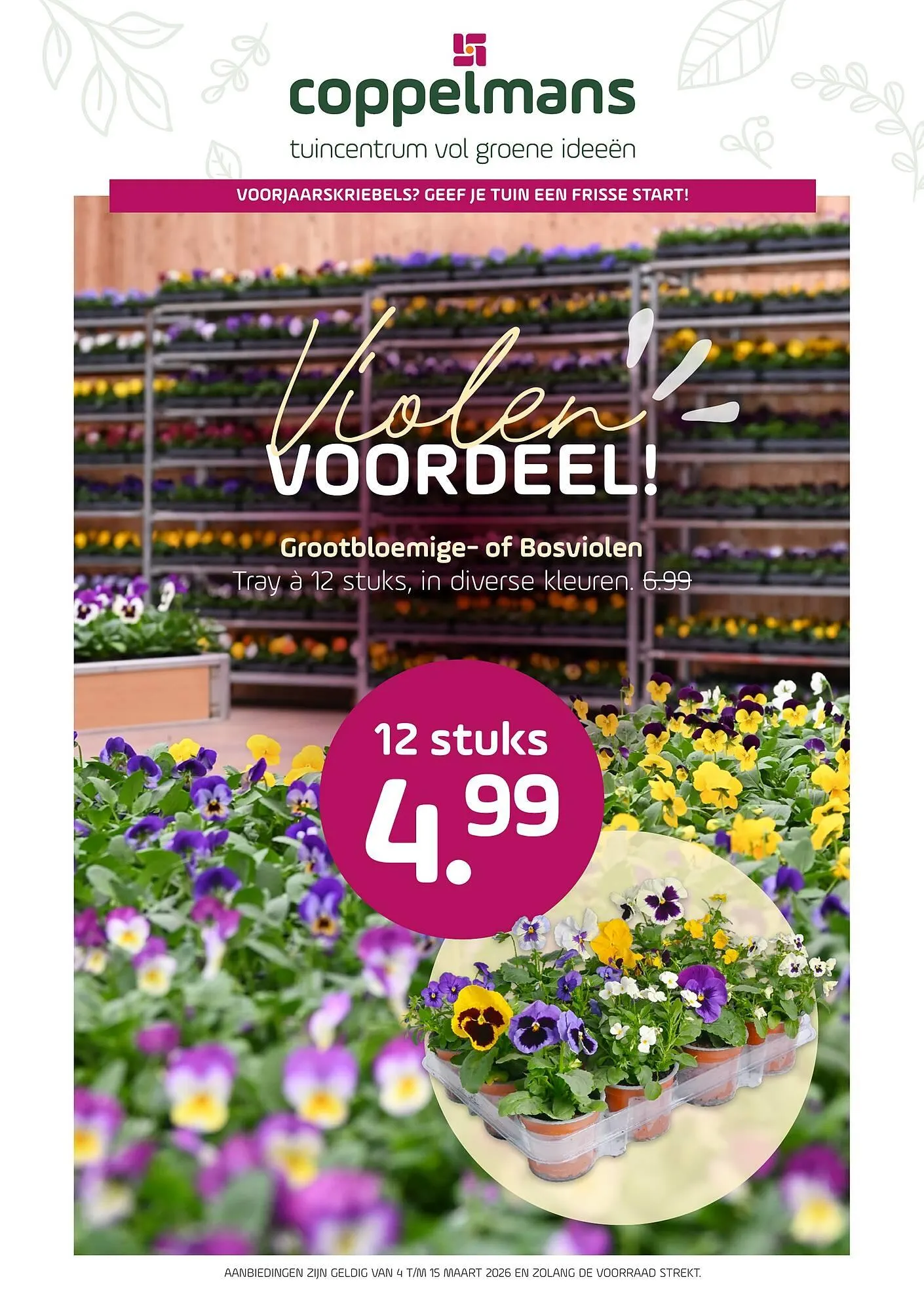 Coppelmans folder van 6 maart tot 15 maart 2026 - Folder pagina 1
