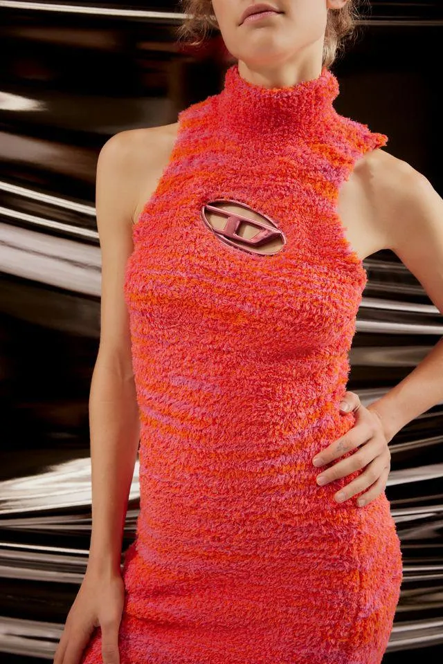 Diesel M-Leros Textured Mini Dress