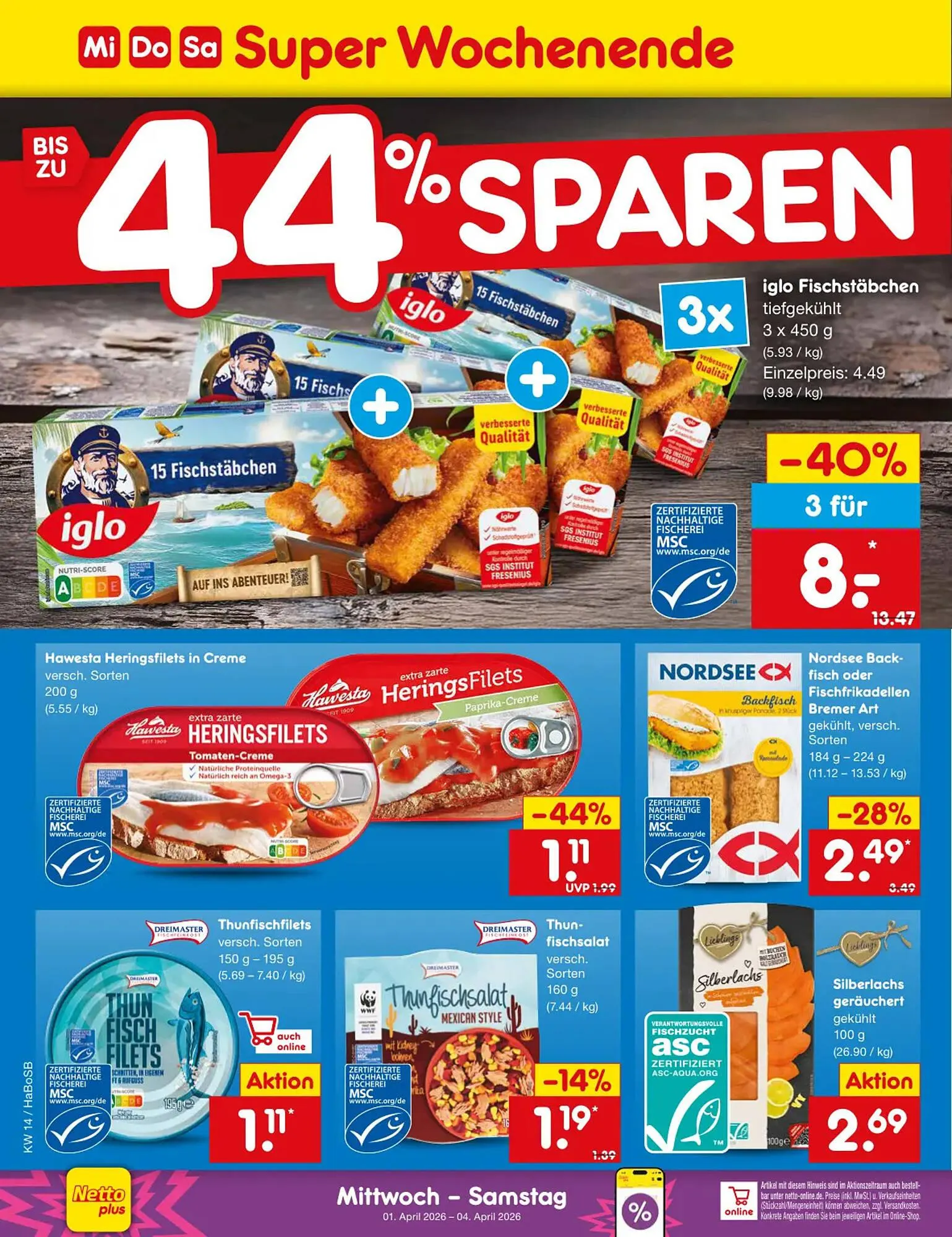 Netto Marken-Discount DE folder van 30 maart tot 4 april 2026 - Folder pagina 56