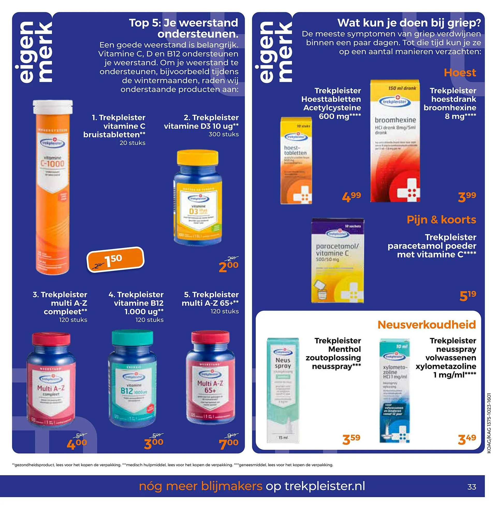 Trekpleister folder van 14 november tot 26 november 2023 - Folder pagina 33