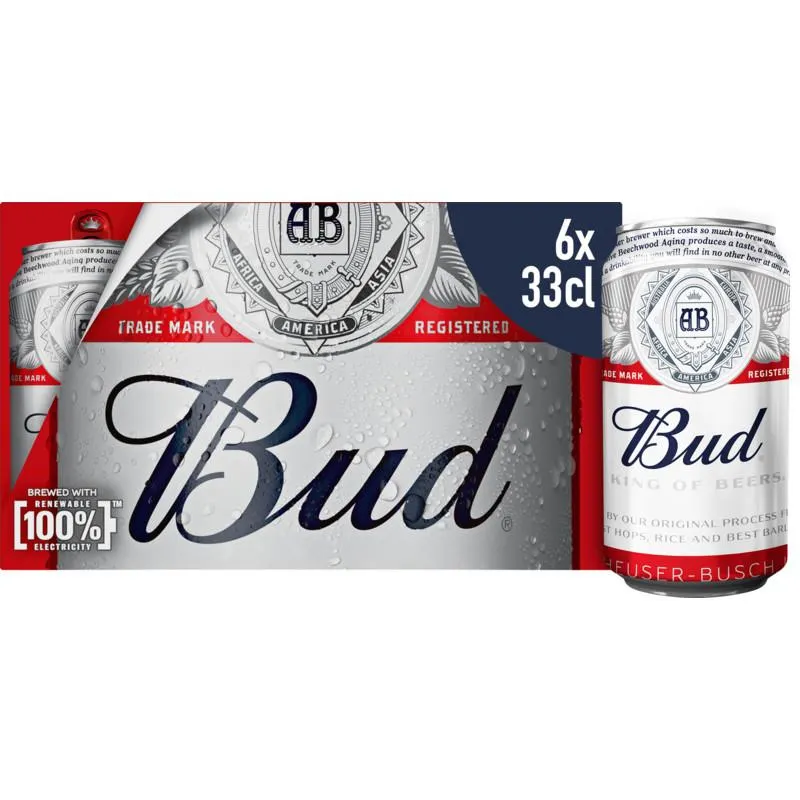Bud Pils bier 6-pack