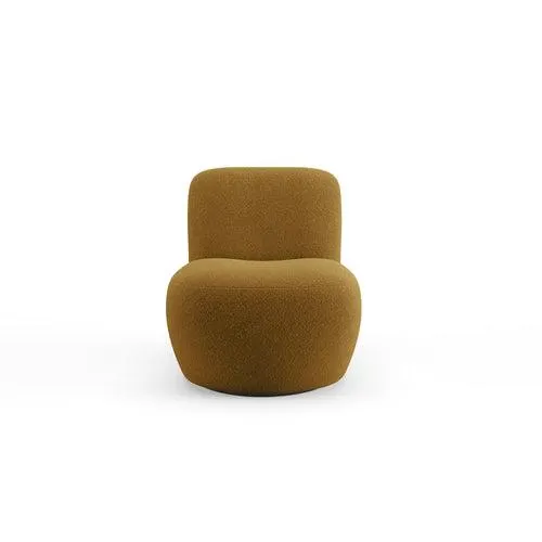 Sia Home - Fauteuils JENA - Krul - Mosterd - 64cm