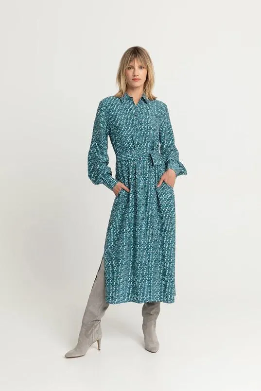 Jurk met minimalprint