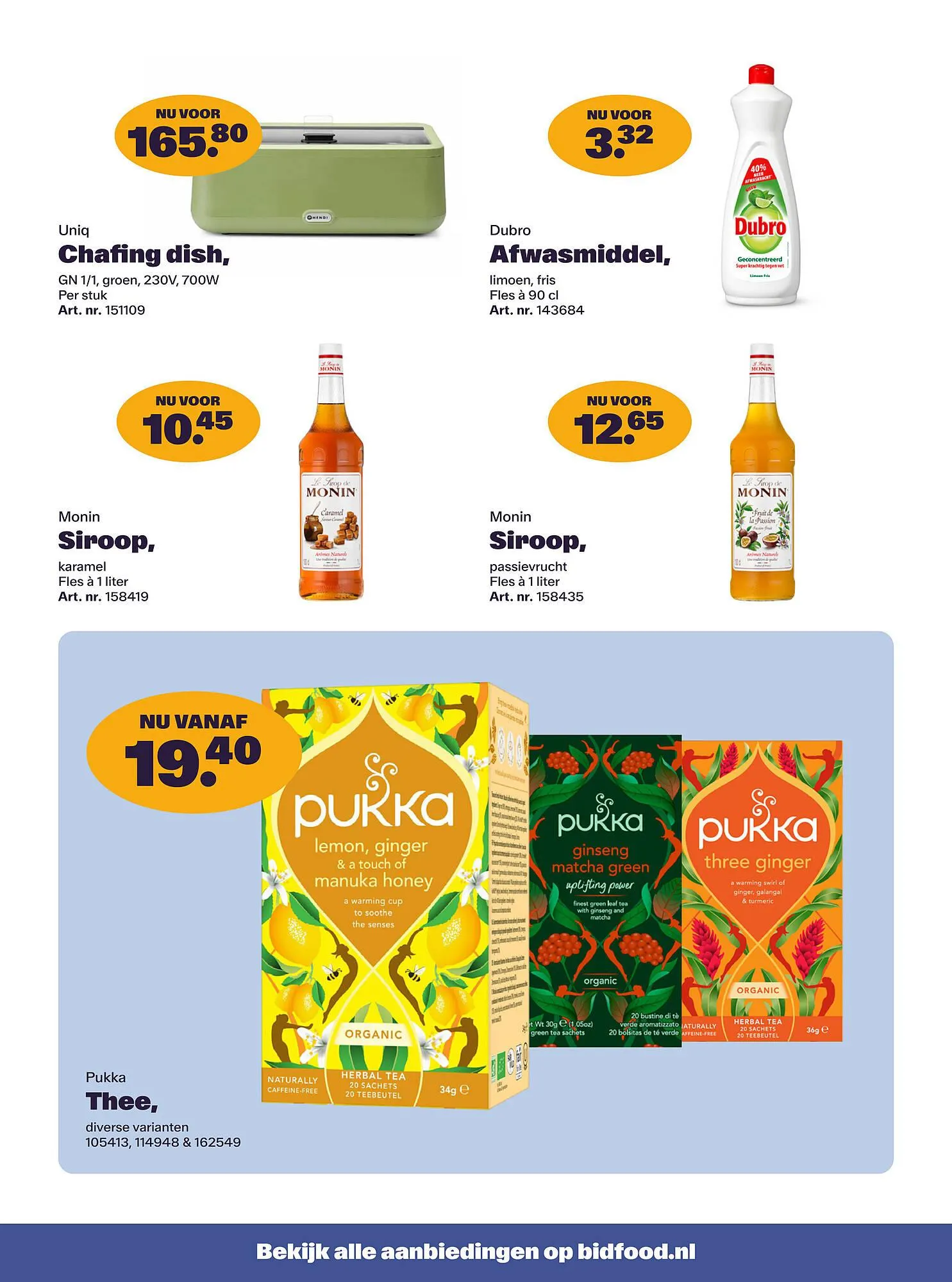 Bidfood folder van 6 oktober tot 19 oktober 2025 - Folder pagina 39