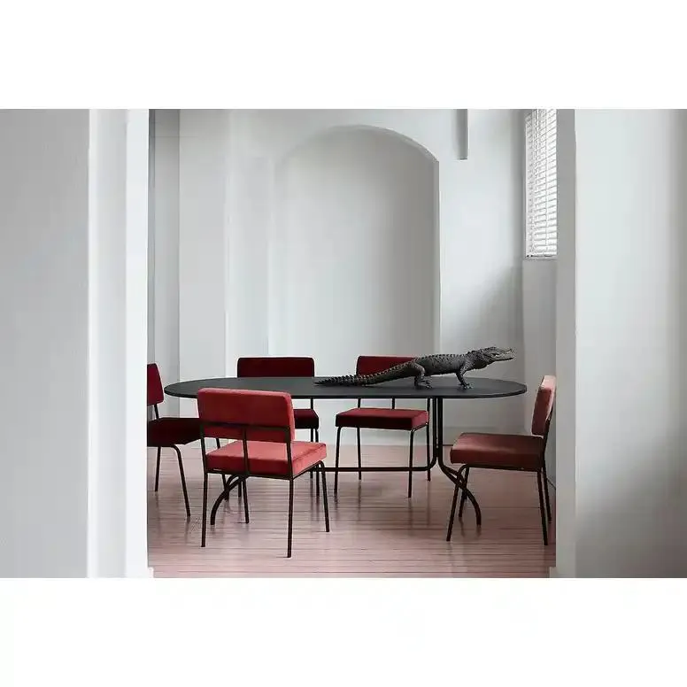 Eettafel - Friday staal - Zwart