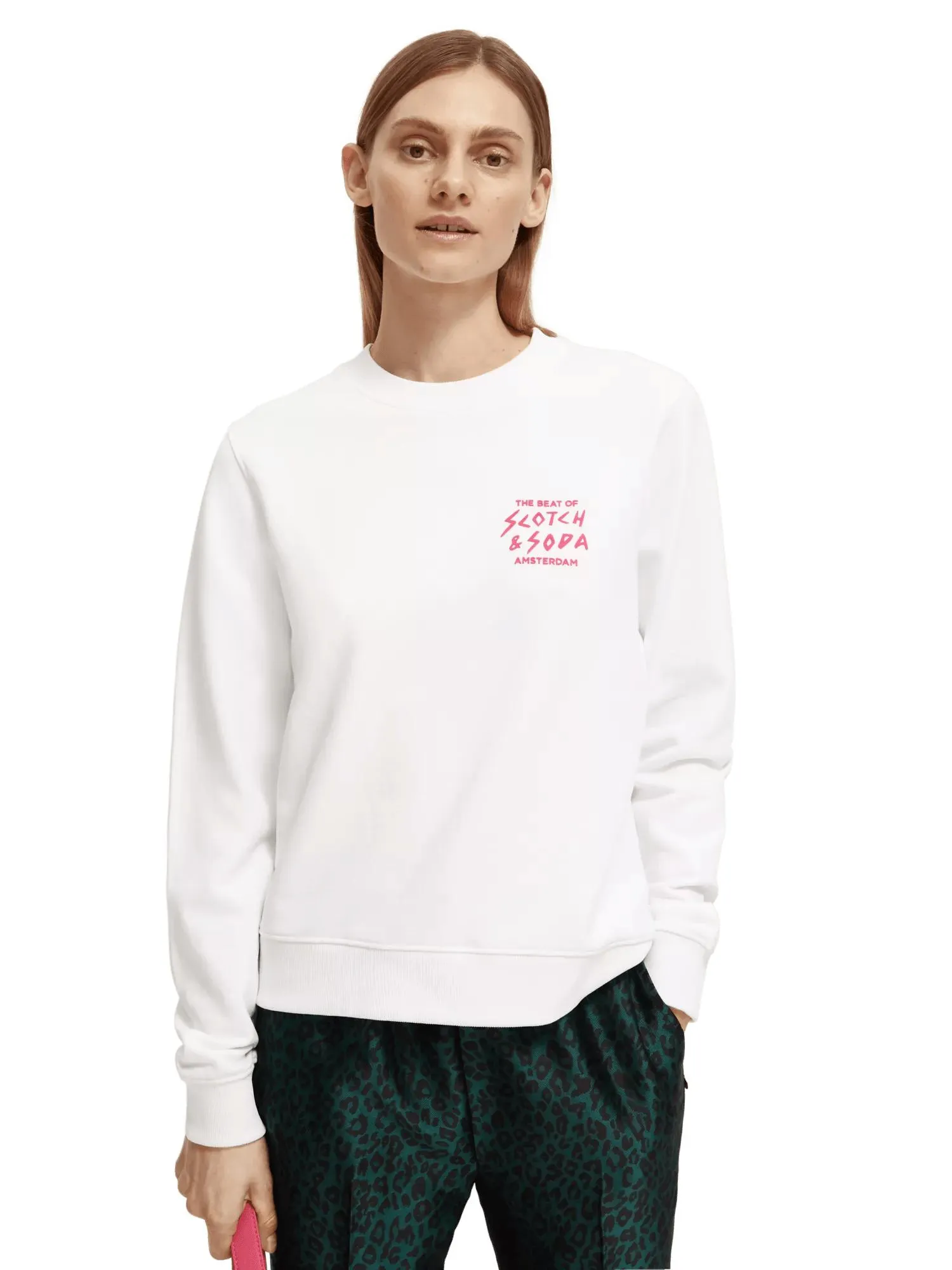 Regular fit crewneck sweatshirt