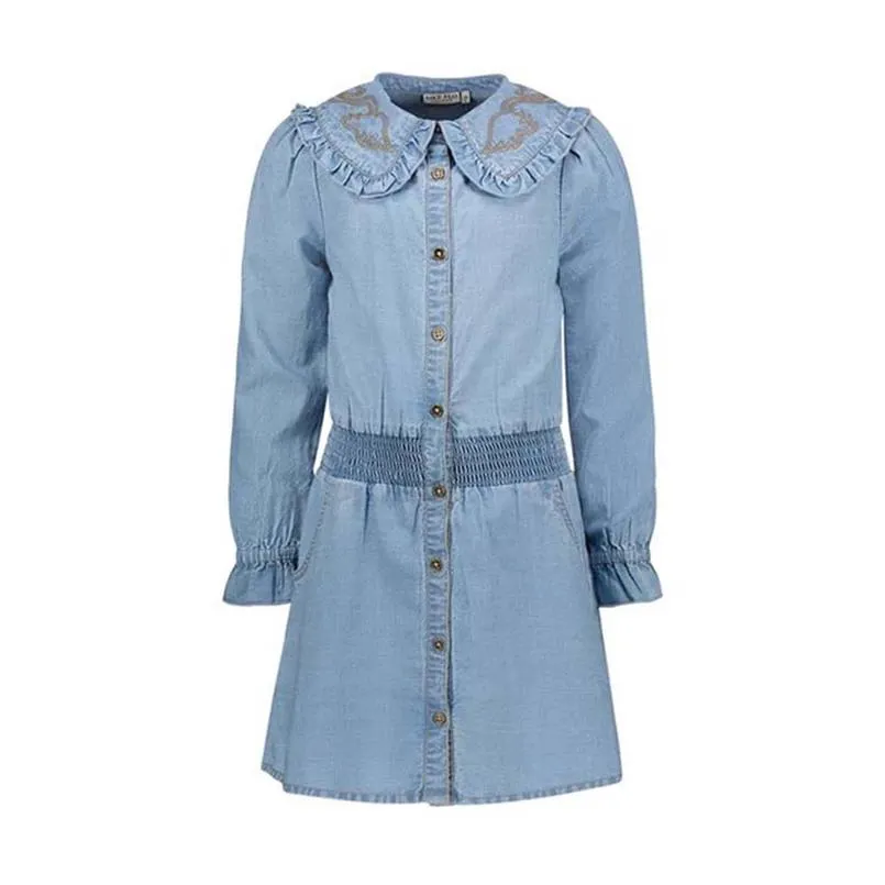 Like Flo meisjes denim jurk