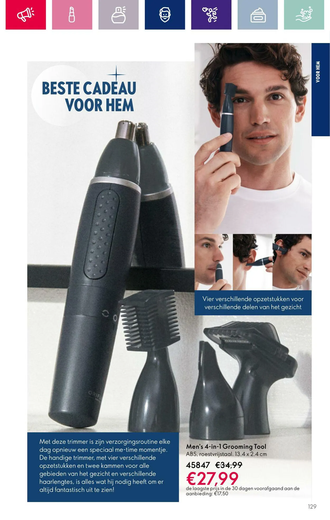 Oriflame Actuele folder van 29 november tot 19 december 2023 - Folder pagina 129