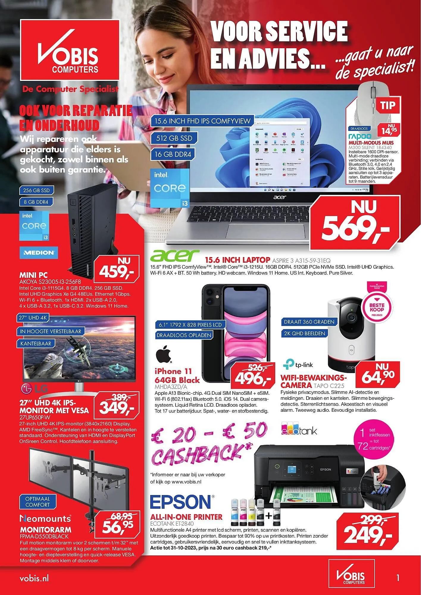 Vobis folder van 17 september tot 24 september 2023 - Folder pagina 1