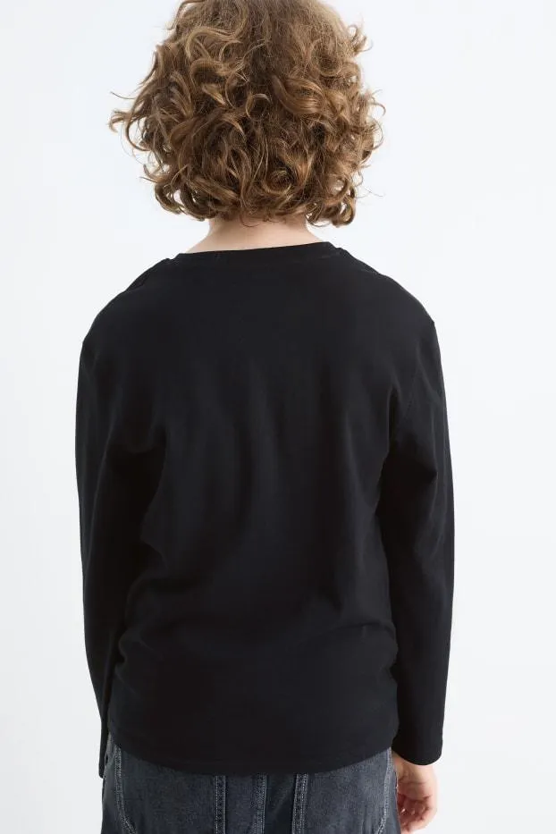 Halloween - doodshoofd - longsleeve