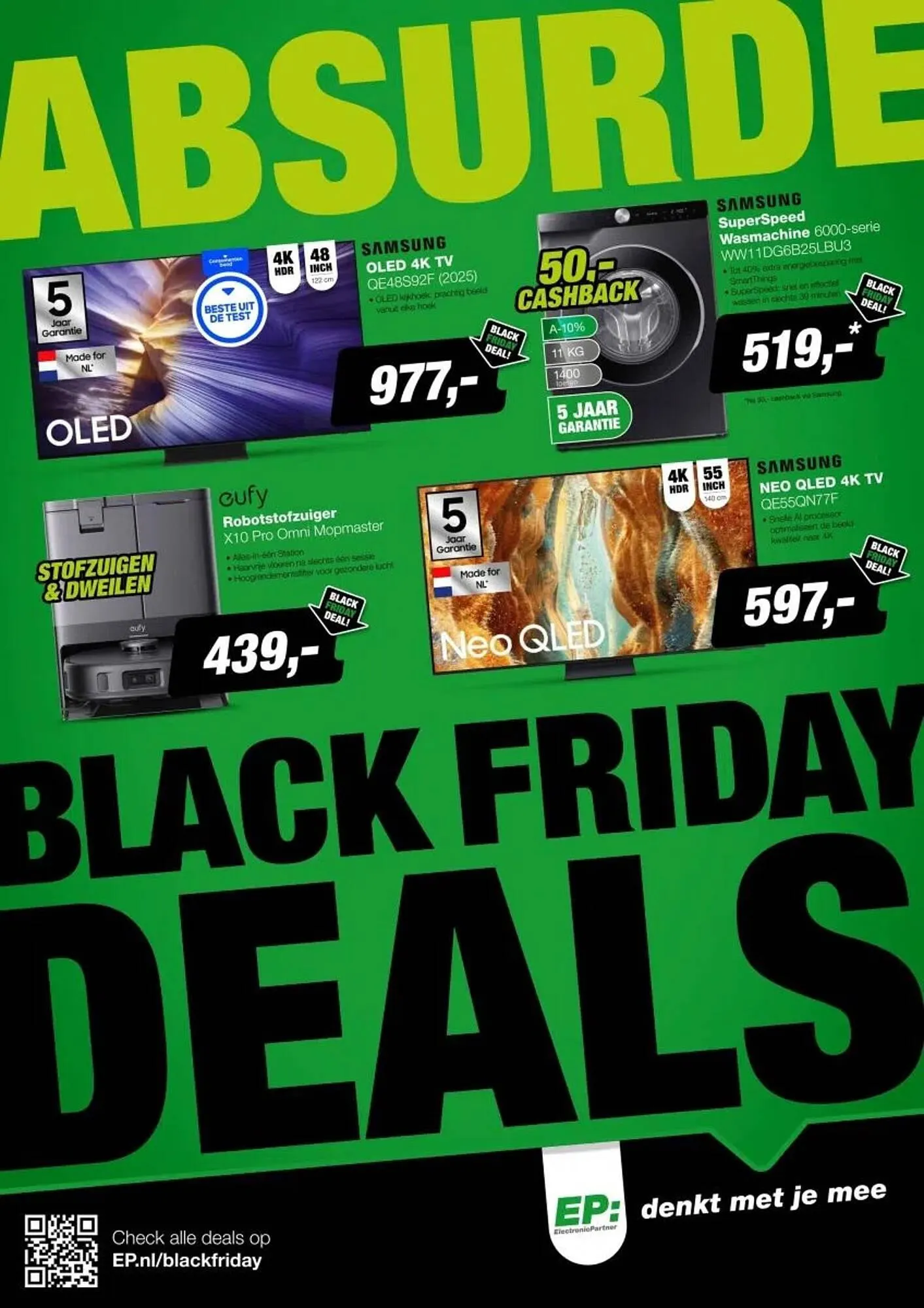 EP folder van 21 november tot 1 december 2025 - Folder pagina 1