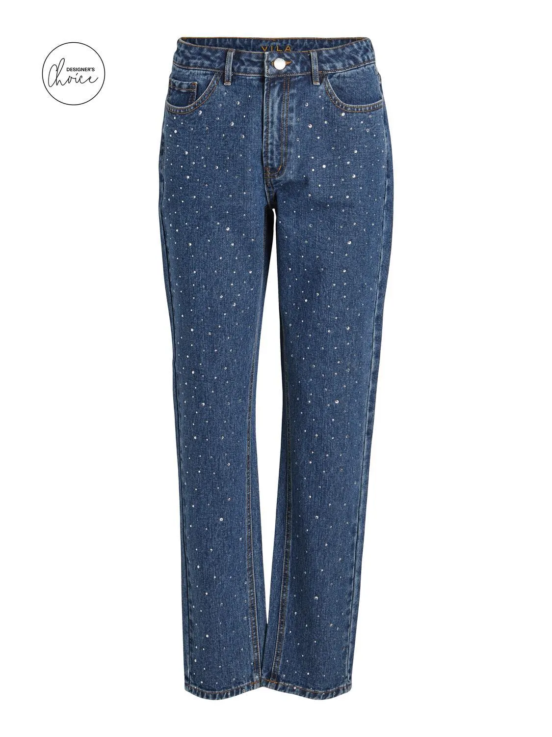 VIALICE Jeans - Medium Blue Denim