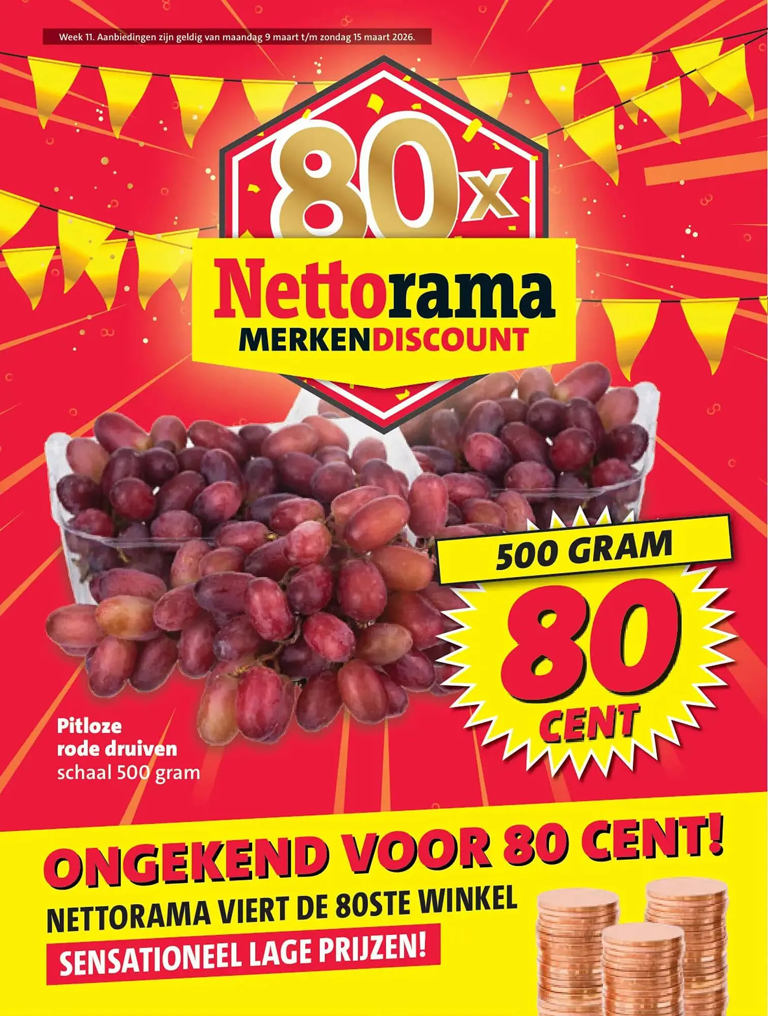 Nettorama folder van 9 maart tot 15 maart 2026 - Folder pagina 1