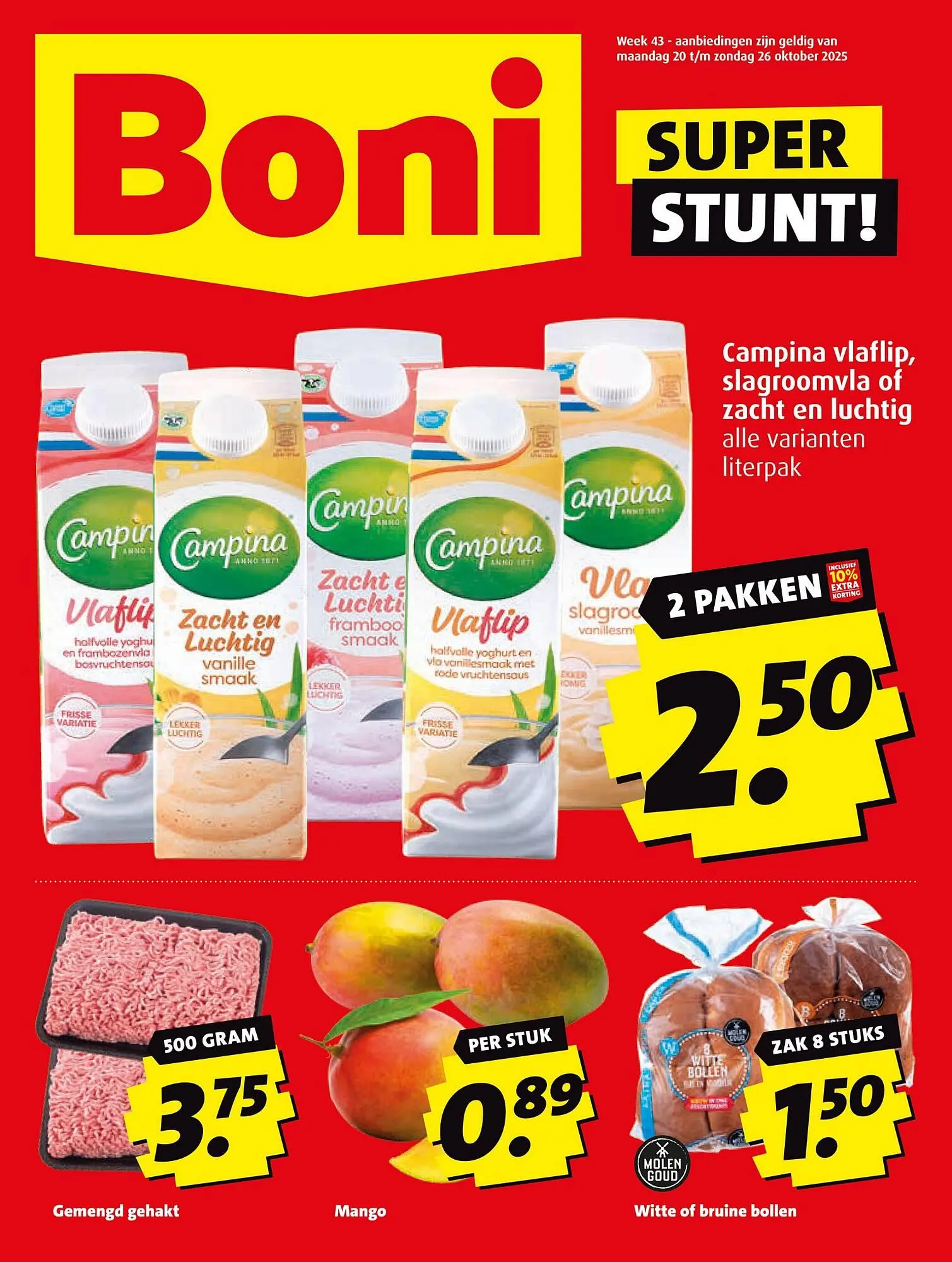 Boni folder van 20 oktober tot 26 oktober 2025 - Folder pagina 1