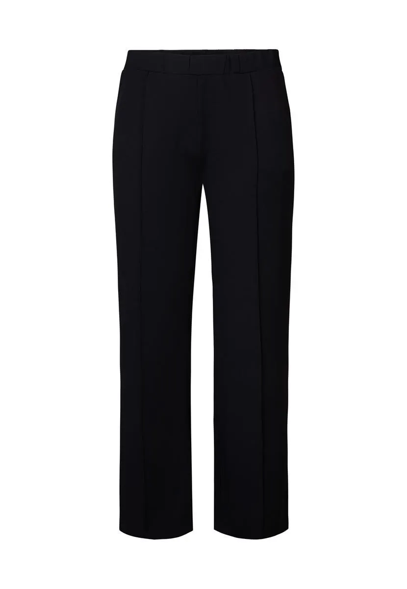 Broek wide leg zwart 32"