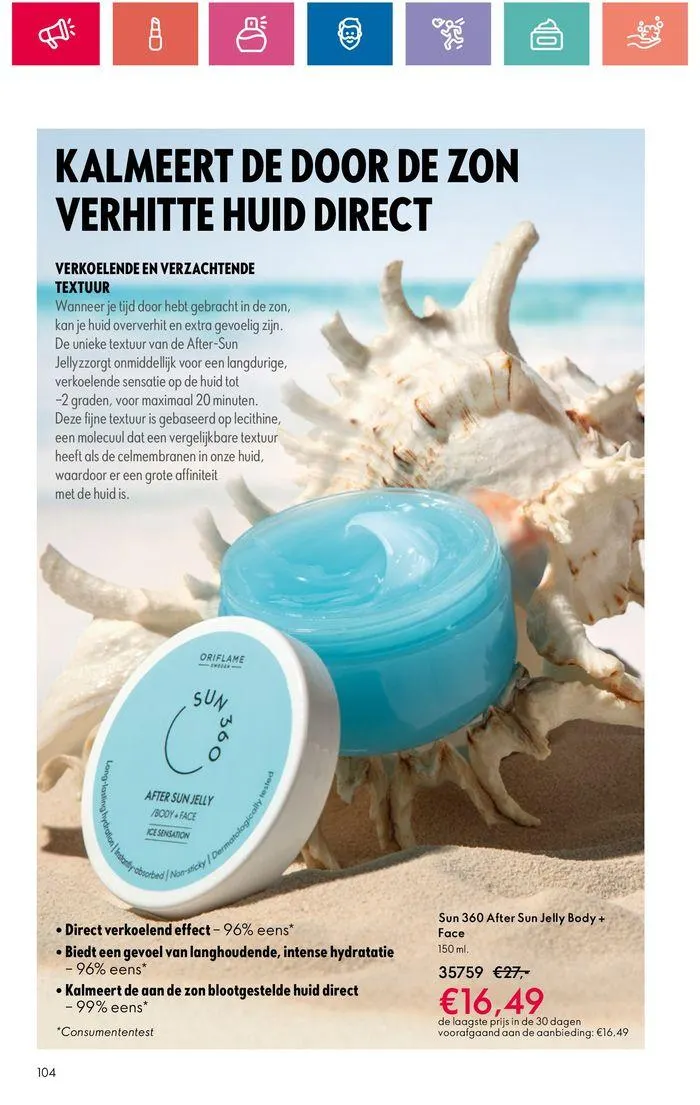 ORIFLAME folder! van 30 mei tot 13 juni 2024 - Folder pagina 104
