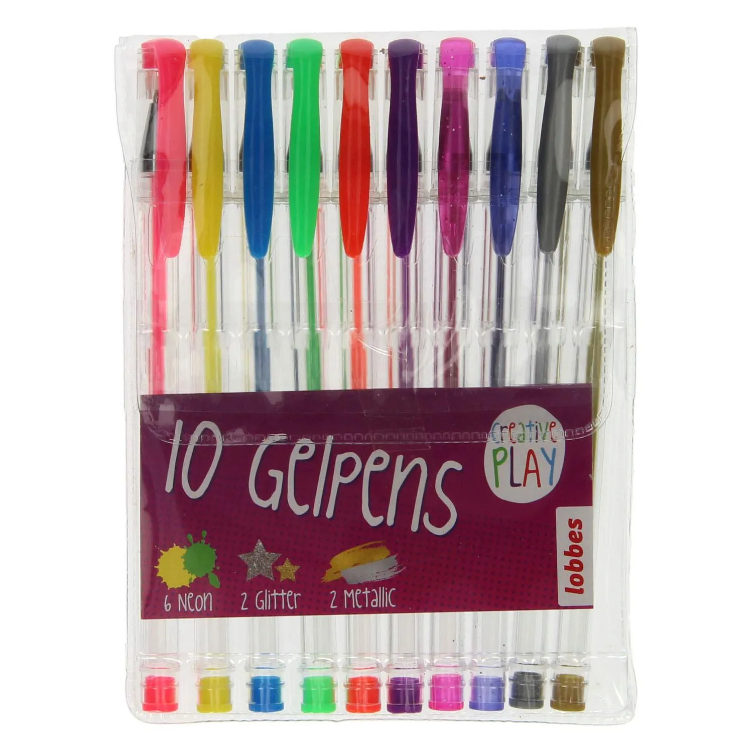 Lobbes Gelpennen, 10st.