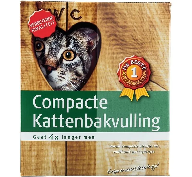 1 De Beste Kattenbakvulling Ultra Klontvormend 6L