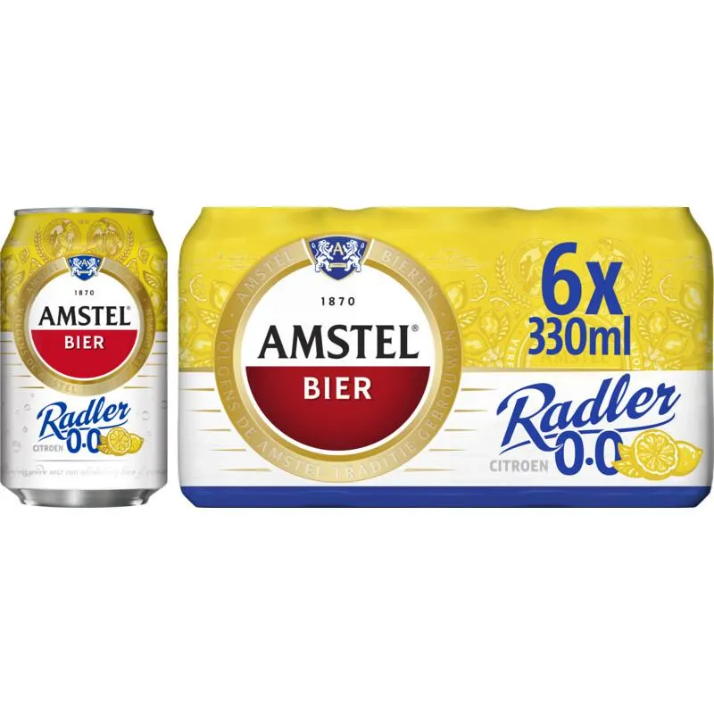 Amstel Radler citroen 0.0 bier 6-pack