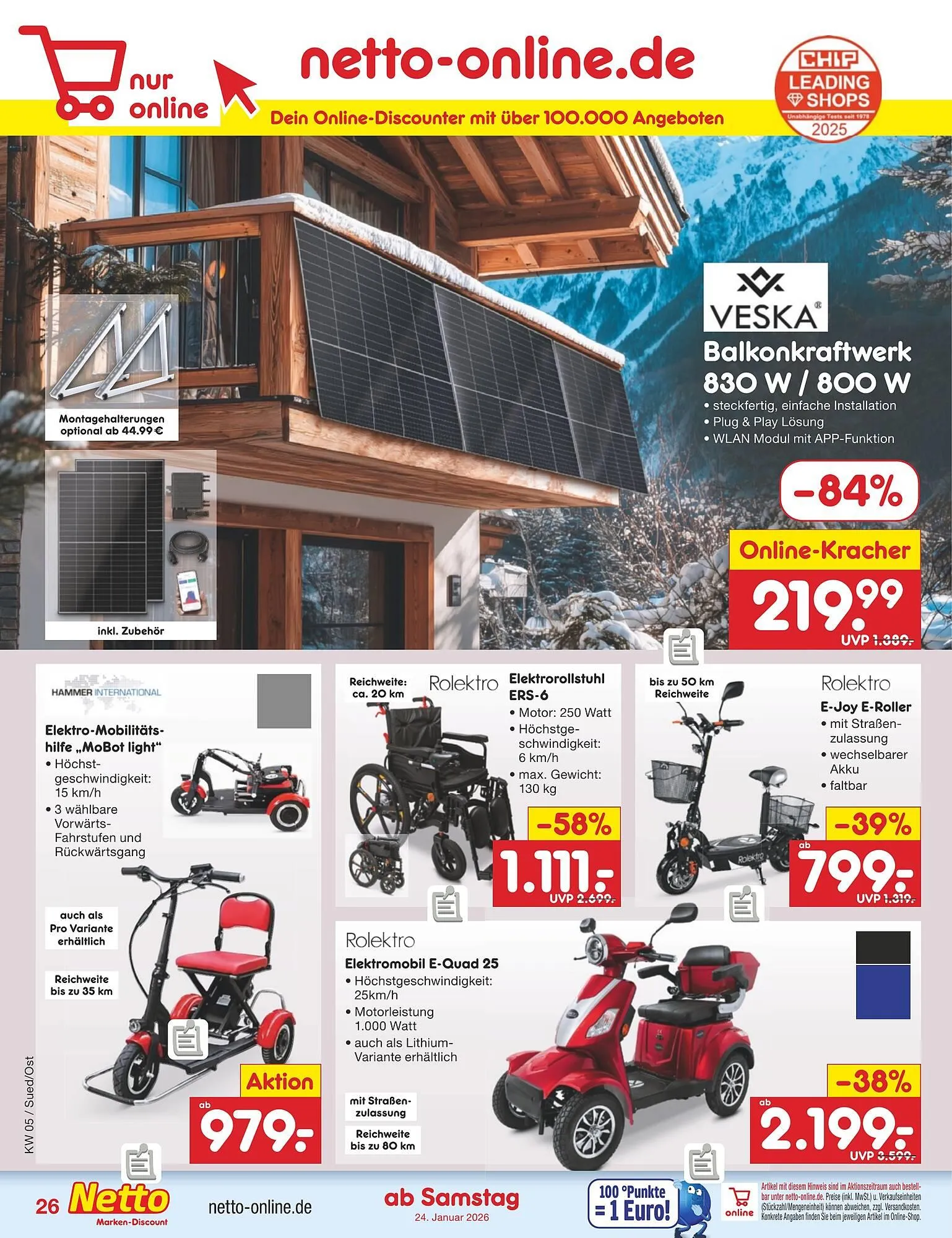 Netto Marken-Discount DE folder van 26 januari tot 1 februari 2026 - Folder pagina 34