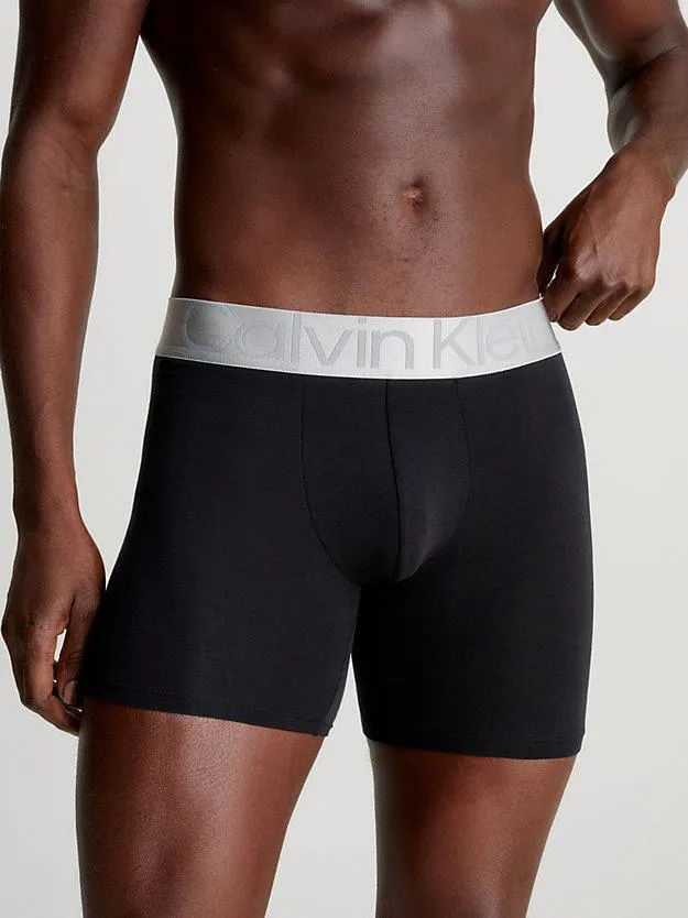 3-pack boxers lang - Steel Cotton