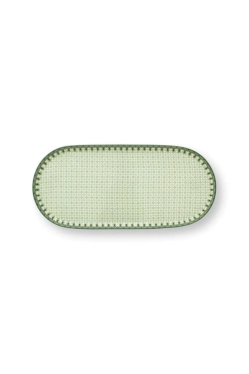 Suiker & Melkschaal Lily&Lotus Tegels Licht Groen