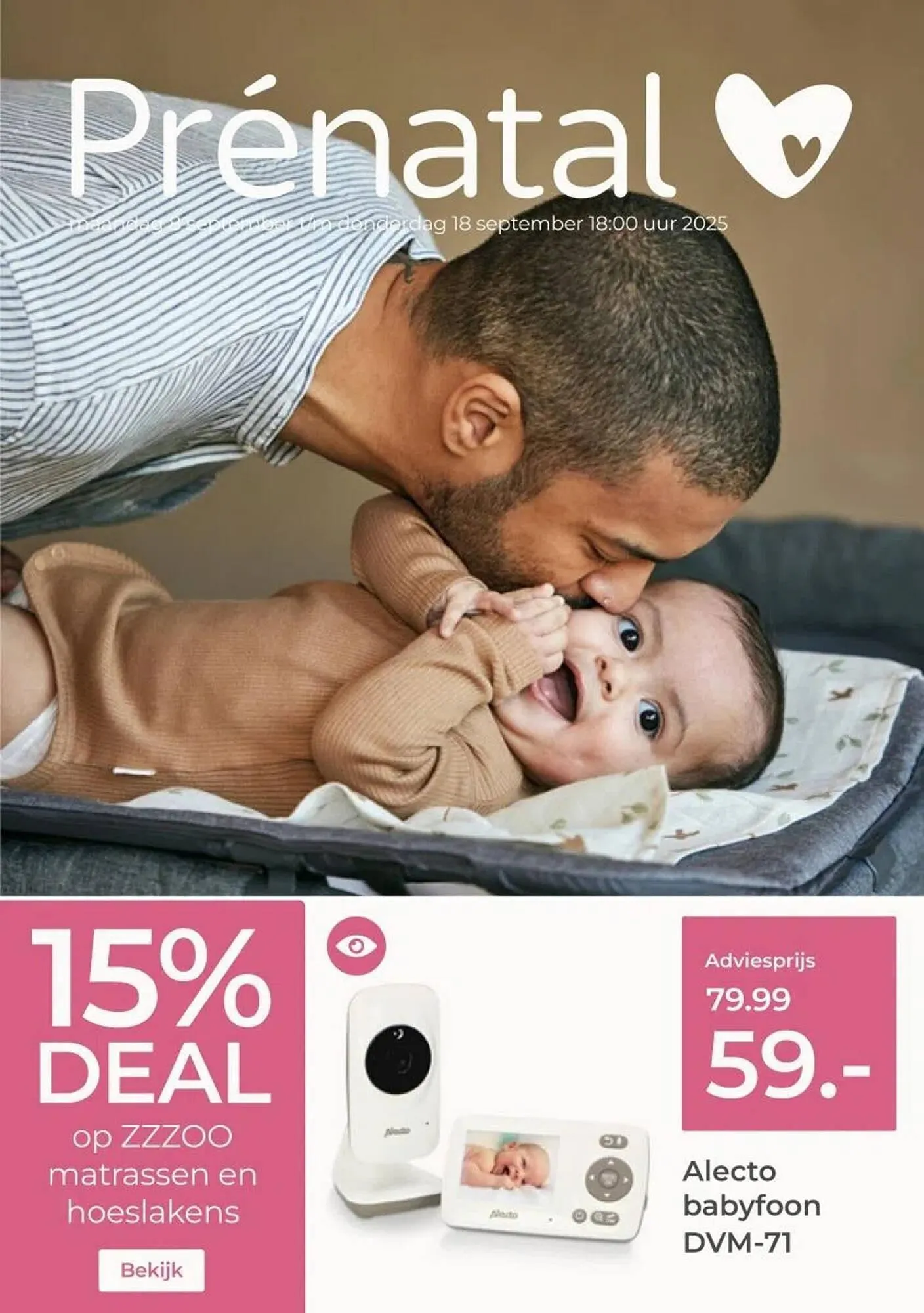 Prenatal folder van 8 september tot 18 september 2025 - Folder pagina 1