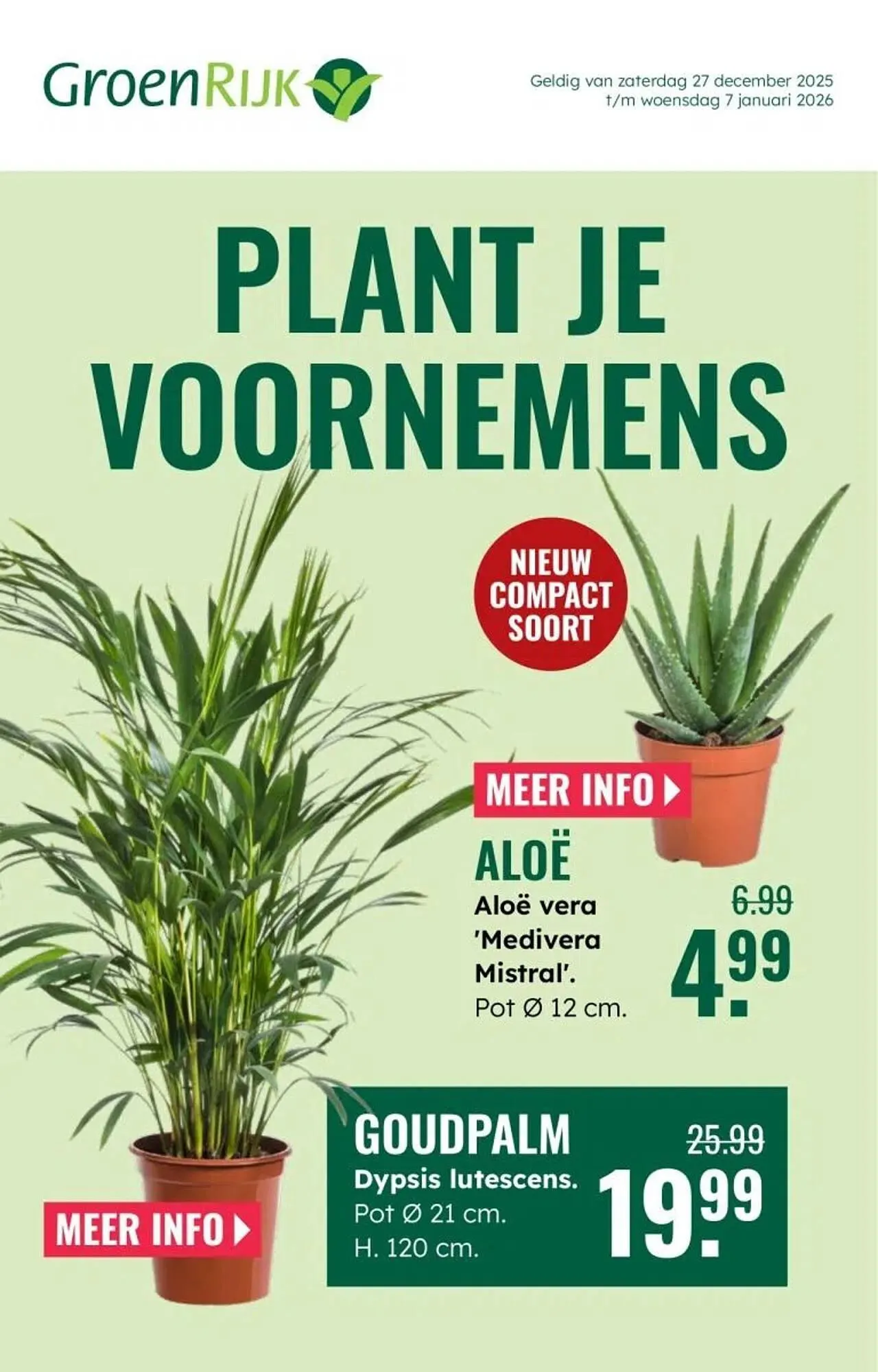 GroenRijk folder van 30 december tot 7 januari 2026 - Folder pagina 1