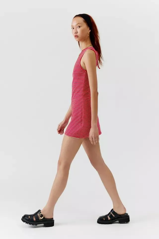 Motel Masha Striped Tank Dress