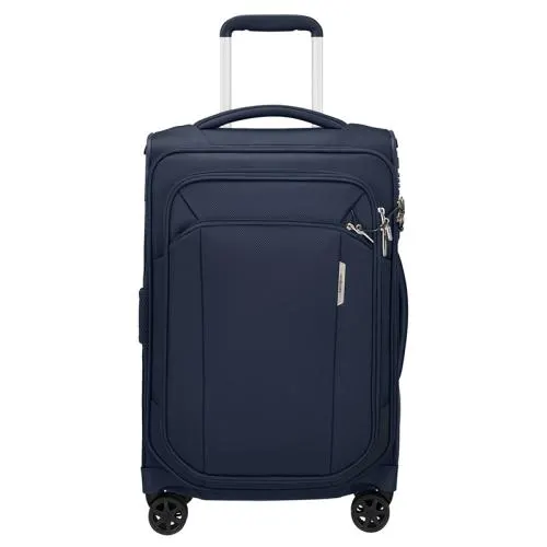 Zachte Handbagage Koffer / Trolley / Reiskoffer 55x35x22 cm Respark Navy
